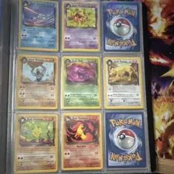 Pokemon TCG Team Rocket Mixed Card Lot Binder Pages Trainer Energy Dark Weezing - Image 2