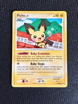 Pokemon TCG Pichu 25/99 Arceus Platinum Regular Rare Pokemon Card - Light Play - Image 2