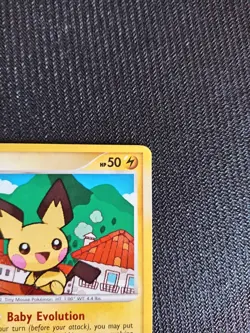 Pokemon TCG Pichu 25/99 Arceus Platinum Regular Rare Pokemon Card - Light Play - Image 4