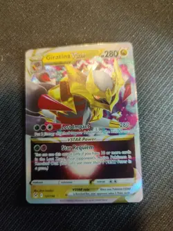 Pokemon TCG Giratina VSTAR Lost Origin Holo Rare Card 131/196 NM/M Condition - Image 1