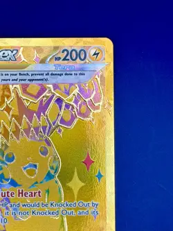 Pokemon TCG SV Prismatic Pikachu EX 179/131 Gold Secret Rare Card - Image 5
