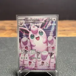 Pokemon TCG Wigglytuff 105/094 Paldea Evolved Illus Rare Full Art Holo EN 120HP - Image 1