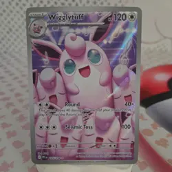 Pokemon TCG - Wigglytuff 105/094 - Phantasmal Flames - Illustration Rare Card - Image 1