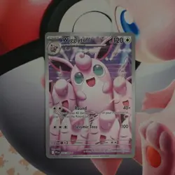 Pokemon TCG - Wigglytuff 105/094 - Phantasmal Flames - Illustration Rare Card - Image 3