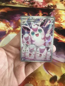 Wigglytuff 105/094 Illustration Rare Phantasmal Flames Pokemon TCG NM - Image 1