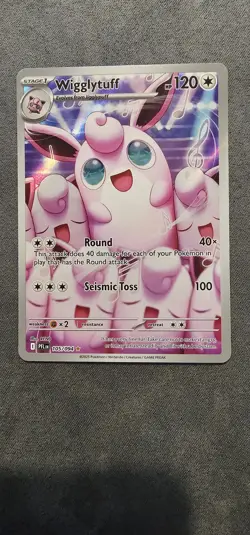 Pokemon TCG Wigglytuff 105/094 Phantasmal Flames Illustration Rare (NM) - Image 1