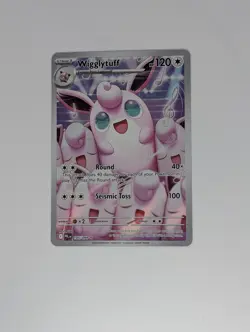 Pokemon TCG Wigglytuff Full Art 105/094 Holo Phantasmal Flames - Image 1