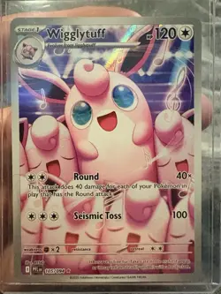 Pokemon TCG Wigglytuff 105/094 Paldea Evolved Ultra Rare Holo English 120HP - Image 1