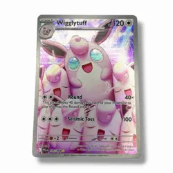Nintendo Pokemon TCG Wigglytuff Paldean Fates 105/094 Illus Rare Holo - Image 1