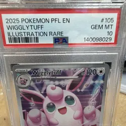 The Pokemon Company Pokemon TCG Wigglytuff 105/094 Illustration Rare Holo PSA 1… - Image 2