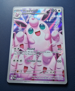Pokemon TCG Wigglytuff Phantasmal flames 105/094 I.R Holo MINT - Image 1