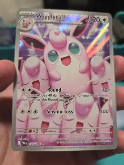 Pokemon TCG Wigglytuff 105/094 Phantasmal Flames Illustration Rare - Image 3