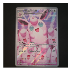 Pokemon TCG Wigglytuff 105/094 Paldean Fates Stage 1 Rare Holo 120 HP - Image 1