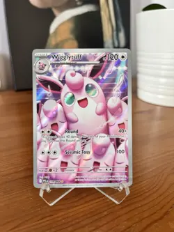 Pokemon TCG Wigglytuff Phantasmal Flames 105/094 Illustration Rare - Image 1