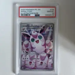 Pokemon TCG; Wigglytuff Illustration Rare, Phantasmal Flames Psa 10 Slab 105/094 - Image 1