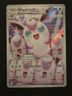 Pokemon TCG Wigglytuff 105/094 Illustration Rare Phantasmal Flames Mint - Image 1