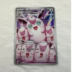 Pokemon TCG Wigglytuff Phantasmal Flames Illustration Rare Holo 120 HP 105/094 - Image 1