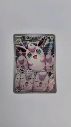 Pokemon TCG Wigglytuff 105/094 Illustration Rare – Phantasmal Flames – Near Mint - Image 1