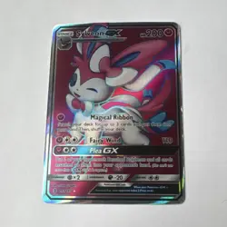Pokemon TCG SM-Guardians Rising Sylveon GX Full Art Holo UR 140/145 200 HP - Image 1