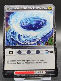 Chaotic Card : Liquescent Swirl Alliances Unraveled Rare Attack - Image 1