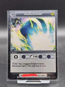 Chaotic Card : Hurlicane AU First Edition Rare Attack - Image 1