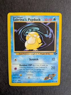 Sabrina's Psyduck 99/132 Gym Challenge Regular Pokemon Card MP - Image 1