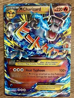 Mega Charizard EX XY Evolutions 12/83 Holo Custom Handmade Fan Art Card - Image 1