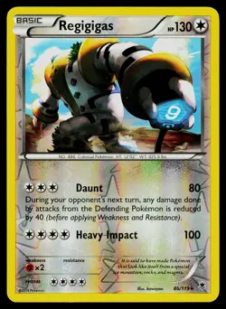 Pokemon Card Regigigas 86/119 Phantom Forces Reverse Holo Rare - Image 1