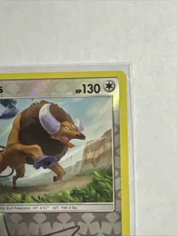 Tauros 129/181 Reverse Holo Card Sun & Moon - Team Up Pokemon TCG NM - Image 4