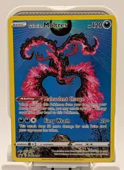 Galarian Moltres SWSH284 Crown Zenith Full Art Holo Promo Pokemon Card * New * - Image 1