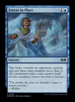 Freeze in Place Foil C Wilds of Eldraine 50 NM - Image 1