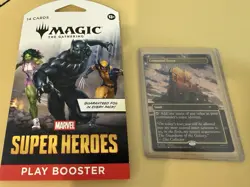 MTG Command Tower 0001 Marvel Super Heroes Disney Promo 2026 NM W/ Booster Pack - Image 1