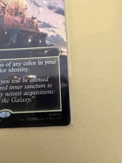 MTG Command Tower 0001 Marvel Super Heroes Disney Promo 2026 NM W/ Booster Pack - Image 4
