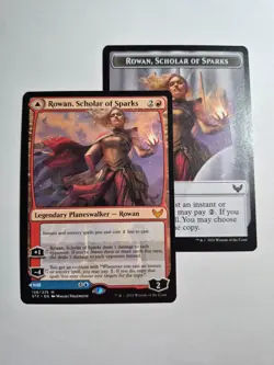 Magic the Gathering - Rowan, Scholar of Sparks w/ Token - Strixhaven STX - NM - Image 1