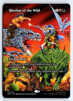 Rhythm of the Wild (Borderless) 12 Teenage Mutant Ninja Turtles Magic NM - Image 1