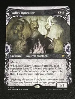 MTG Bloomburrow Valley Rotcaller Showcase 0313 Rare - Image 1