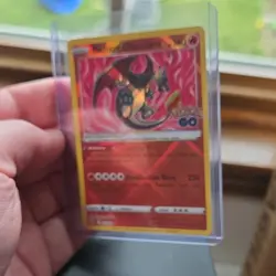 Radiant Charizard 011/078 Pokemon GO Radiant Rare Holo English Pokemon TCG - Image 3