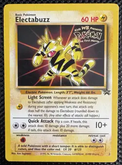 1999 Pokemon The First Movie Electabuzz Promo WB Kids WOTC Vintage #2 - Image 1