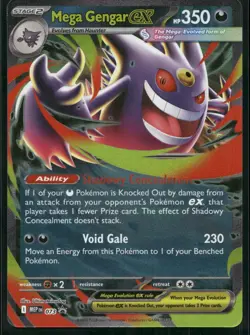 Mega Gengar ex 073 Holo Promo ME: Mega Evolution Promo Pokemon Holo Near Mint - Image 1