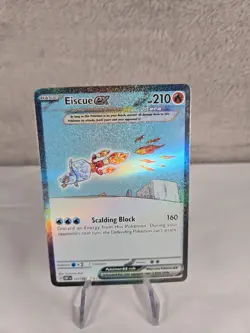 Eiscue EX SIR 222/197 Pokemon SV03 Obsidian Flames English - Near Mint - Image 1