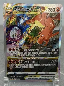 Pokemon Charizard VSTAR SWSH262 Promo Holo VSTAR Card-PSA 10 CONTENDER - Image 1