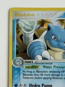 Pokemon TCG Blastoise 14/100 Crystal Guardians Reverse Holo Stamp - Image 2