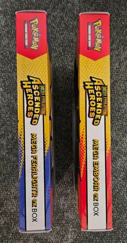 Pokemon TCG - Ascended Heroes - Mega Emboar & Mega Feraligatr EX Box - Lot Of 2 - Image 4
