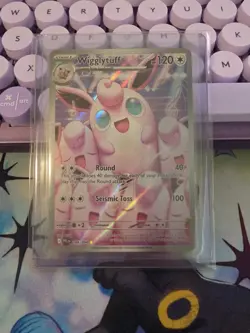 Pokemon TCG Wigglytuff Full Art Holo 105/094 NM Condition - Image 1