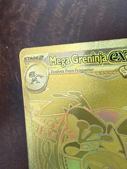 Mega Greninja EX 122/086 Secret Rare Gold Holo Full Art Pokemon Chaos Rising - Image 4