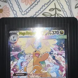 Mega Dragonite EX Pokemon TCG Ascended Heroes Full Art Secret Rare Holo 290/217 - Image 3