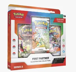 Two Pokemon TCG First Partner Illustration Collection Box Series 2 Sealed New X2 - Image 1