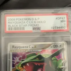 Pokemon 2009 Diamond & Pearl Rayquaza C LV.X Holo Promo DP47 PSA 7 - Image 3