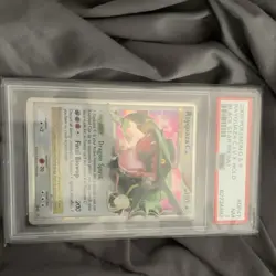 Pokemon 2009 Diamond & Pearl Rayquaza C LV.X Holo Promo DP47 PSA 7 - Image 4