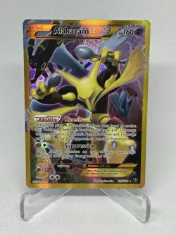 Alakazam EX 125/124 - Fates Collide Secret Rare Holo - Pokemon TCG EN 2016 - LP - Image 1